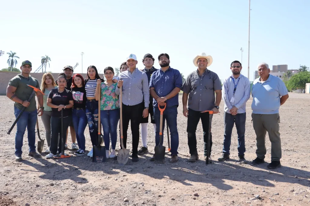 PROMUEVEN CUIDADO DEL MEDIOAMBIENTE CON REFORESTACIÓN EN EL PERÍMETRO DEL ESTADIO “PIRI” SAGASTA